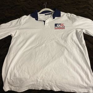Ralph Lauren sailing long sleeve polo shirt XL